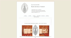 Desktop Screenshot of evangelischer-kirchenbauverein.de